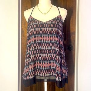 Aztec Print Jardine Double Layer Top